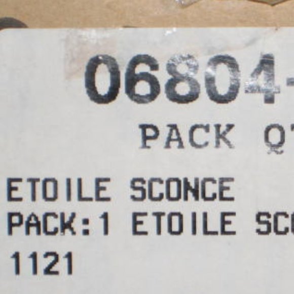 NWT Vintage Restoration Hardware Sconce & Shade Wall Light Marble Etoile Bronze - Picture 7 of 13